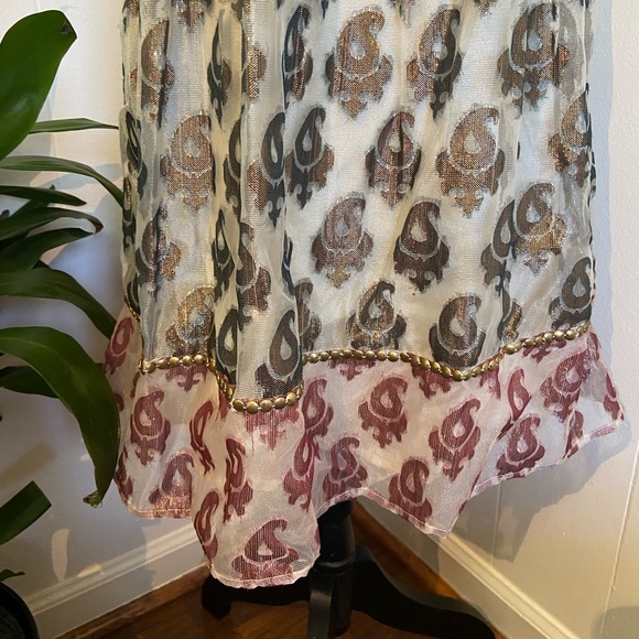 Free People Metallic Shimmer Tank Dress - Picture 3 of 14